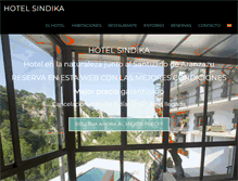 Tablet Screenshot of hotel-sindika.com